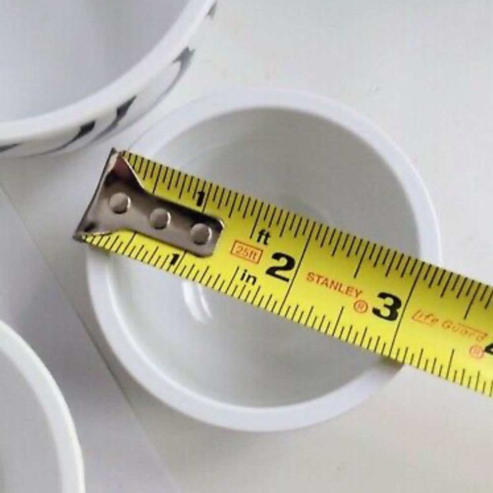 Zebra prep bowls nesting with measurement markings inside melamine - Picture 5 of 12